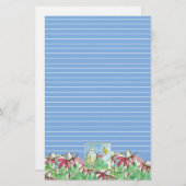 ブルーバードコンフォローバタフライ春花 便箋 (正面/裏面)