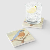 ブルーバードコースター1 ストーンコースター (横)