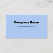 ブルーバードゴールドフィッチフラワーガーデンファウンテン 名刺 (裏面)