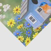 ブルーバードゴールドフィンチズバードハウズフラワーガーデン 薄葉紙 (詳細)