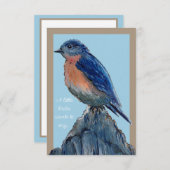 ブルーバードサンキューカード サンキューカード (正面/裏面)