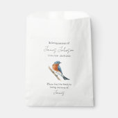 ブルーバードシード記念葬儀 フェイバーバッグ (正面)