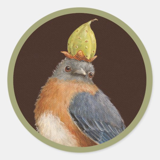 ブルーバードシールをクリアする ラウンドシール (正面)