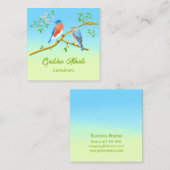 ブルーバードスクエアビジネスカード スクエア名刺 (正面/裏面)