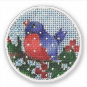 ブルーバードステッカー シール (正面)