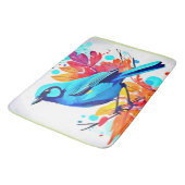 ブルーバードズブリスアート バスマット (アングル)