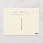 ブルーバードズ恋しく思ユーヴィンテージはこフランスのき ポストカード (裏面)