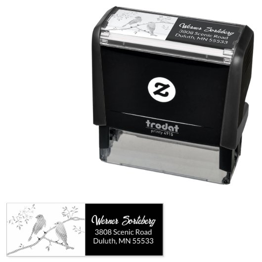 ブルーバードセルフインクスタンプ セルフインキングスタンプ (インサイチュ)