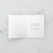 ブルーバードタイムパス悔やみや弔慰 カード (内部)