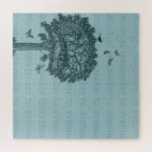 ブルーバードチョウ夢の木 ジグソーパズル (横)