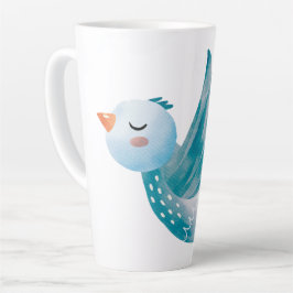 ブルーバードツイン赤ちゃんシャワー カフェラテマグ