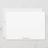 ブルーバードツリーヘブライ語ユダヤ結婚式招待状 招待状 (裏面)