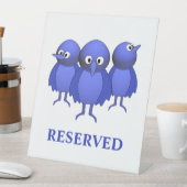 ブルーバードテーブルトップ 台座サイン (インサイチュ)