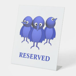 ブルーバードテーブルトップ 台座サイン