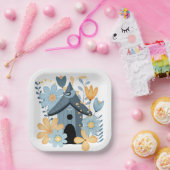 ブルーバードハウス ペーパープレート (パーティー)