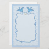 ブルーバードハピネス 便箋 (正面/裏面)