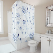 ブルーバードバラチノワセリーフローラ シャワーカーテン (インサイチュ)