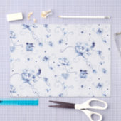 ブルーバードバラチノワセリーフローラ 薄葉紙 (クラフト)