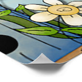 ブルーバードバードハウス ポスター (角)