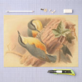 ブルーバードビューティフルヴィンテージデコファージ 薄葉紙 (クラフト)