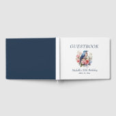 ブルーバードピンクフローラ50誕生日 ゲストブック (全面)