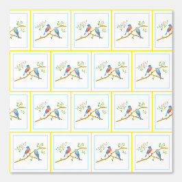 ブルーバードピールとスティック壁紙 壁紙