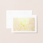 ブルーバードフォイルカード 箔カード (封筒付き正面)