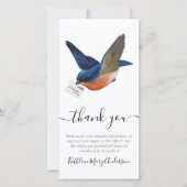 ブルーバードフォト葬儀サンキューカード サンキューカード (正面)