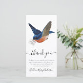 ブルーバードフォト葬儀サンキューカード サンキューカード (スタンド正面)
