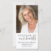 ブルーバードフォト葬儀サンキューカード サンキューカード (裏面)