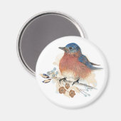 ブルーバードフラワーウォーター色 マグネット (正面/裏面)