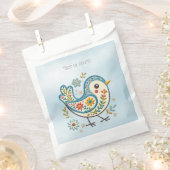 ブルーバードフローラ優先バッグ フェイバーバッグ (クリップ留めされた状態)