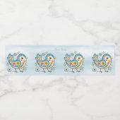 ブルーバードフローラ水瓶用ラベル ペットボトルラベル (シングルラベル)