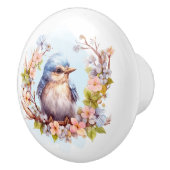 ブルーバードフローラ セラミックノブ (右)