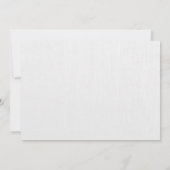 ブルーバードブライダルシャワー招待状 招待状 (裏面)