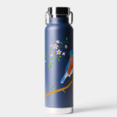 ブルーバードブラックトール ウォーターボトル (正面)