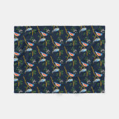 ブルーバードブルーフリースブランケット フリースブランケット (正面(横))