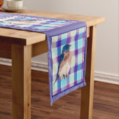 ブルーバードプレイドタベルナー ショートテーブルランナー (インサイチュ)