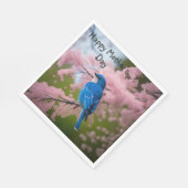 ブルーバードマザーズデイ スタンダードランチョンナプキン (角)