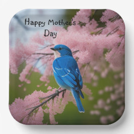 ブルーバードマザーズデイ ペーパープレート