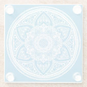 ブルーバードマンダラ ガラスコースター (裏面)