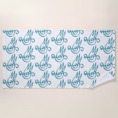 ブルーバードミュージック ビーチタオル (正面)