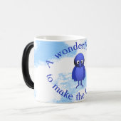 ブルーバードモチベーション モーフィングマグカップ (正面左)