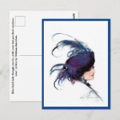 ブルーバードレディ ポストカード (正面/裏面)