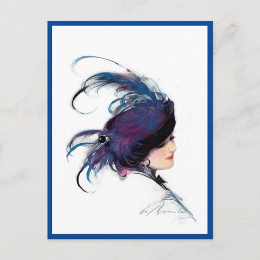 ブルーバードレディ ポストカード (正面)