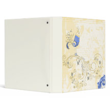 ブルーバードレトロフローラファインアート