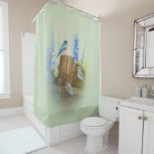 ブルーバード家族 シャワーカーテン (インサイチュ)