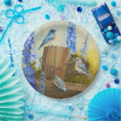 ブルーバード家族 ペーパープレート (パーティー)