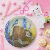 ブルーバード家族 ペーパープレート (パーティー)