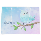 ブルーバード抱き枕 ラージペーパーバッグ (正面)